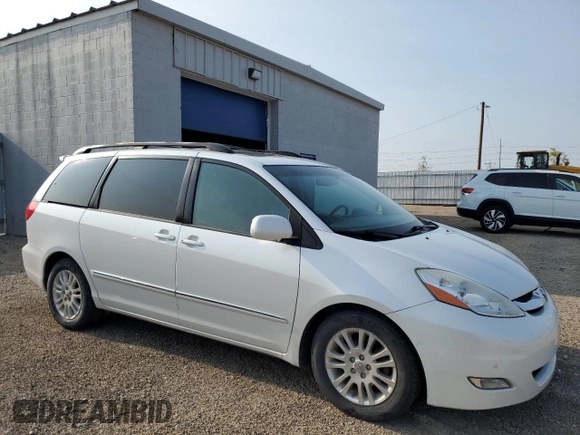 2008 Toyota Sienna XLE with VIN 5TDZK22C98S177112, listed as a Copart auction lot 58806545 with 157,095 mi miles and Salvage title. Bid and sale history available at DreamBid. Image 4.