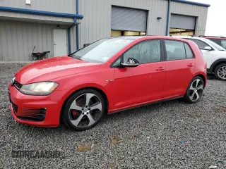 2015 Volkswagen Golf GTI Autobahn with VIN 3VW4T7AU3FM001424, listed as a Copart auction lot 51743355 with 103,116 mi miles and Salvage Title. Bid and sale history available at carsss.com. Image 1.