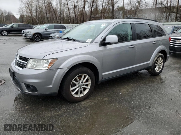 2017 Dodge Journey SXT z VIN 3C4PDDBG5HT578436, wystawiony jako Copart lot #52572175 z przebiegiem 70 111 mil mil oraz Czysty tytuł • Clean title. Historia ofert i sprzedaży dostępna na DreamBid. Obrazek 1.