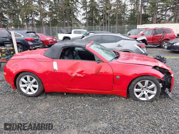 2004 Nissan 350Z Touring with VIN JN1AZ36AX4T011221, listed as a IAAI auction lot 41893947 with 89,112 mi miles. Bid and sale history available at carsss.com. Image 13.