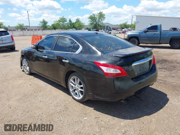 2009 Nissan Maxima SV with VIN 1N4AA51E79C847995, listed as a IAAI auction lot 39397258 with 138,731 mi miles and . Bid and sale history available at DreamBid. Image 3.