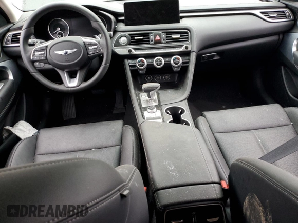 2023 Genesis G70 2.0T with VIN KMTG34TA6PU128183, listed as a Copart auction lot 39857364 with Not Provided miles and Salvage Title. Bid and sale history available at DreamBid. Image 8.