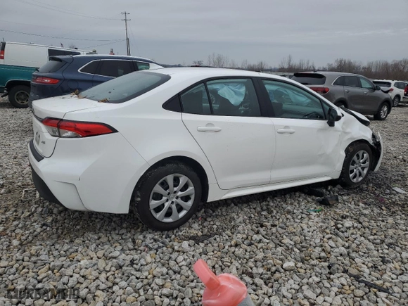 2024 Toyota Corolla LE with VIN 5YFB4MDE5RP092574, listed as a Copart auction lot 86143504 with 28,283 mi miles and Non Repairable. Bid and sale history available at carsss.com. Image 3.