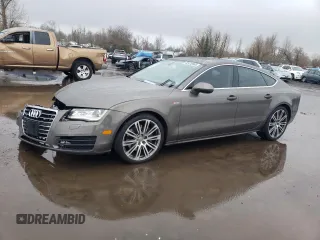 2012 Audi A7 3.0 Premium Plus with VIN WAUYGAFC1CN159572, listed as a Copart auction lot 45412655 with 105,070 mi miles and Salvage Title. Bid and sale history available at carsss.com. Image 1.
