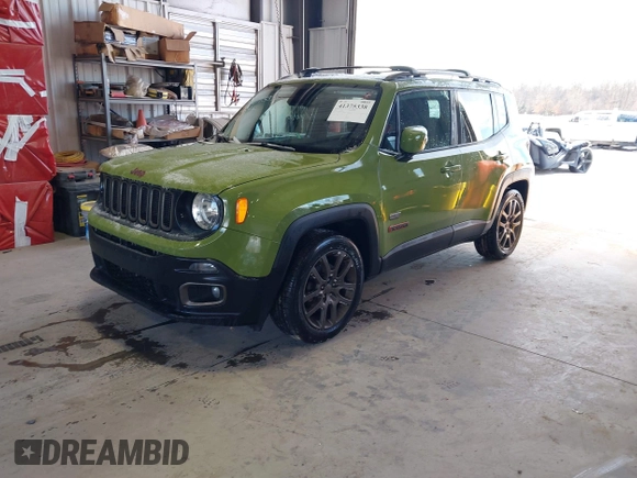 2016 Jeep Renegade Latitude with VIN ZACCJABW0GPC84719, listed as a IAAI auction lot 41375338 with 90,143 mi miles and . Bid and sale history available at DreamBid. Image 18.