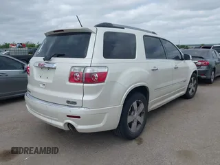 2011 GMC Acadia Denali with VIN 1GKKRTED3BJ389701, listed as a IAAI auction lot 42015288 with 139,996 mi miles and . Bid and sale history available at DreamBid. Image 4.