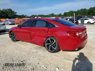 2019 Honda Accord Sport with VIN 1HGCV1F38KA020985, listed as a Copart auction lot 61280645 with 111,281 mi miles and Non repairable. Bid and sale history available at DreamBid. Image 2.