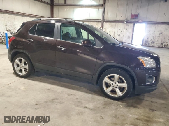 2015 Chevrolet Trax LTZ with VIN KL7CJTSB8FB225318, listed as a Copart auction lot 51179315 with 113,903 mi miles and Clean Title. Bid and sale history available at carsss.com. Image 4.