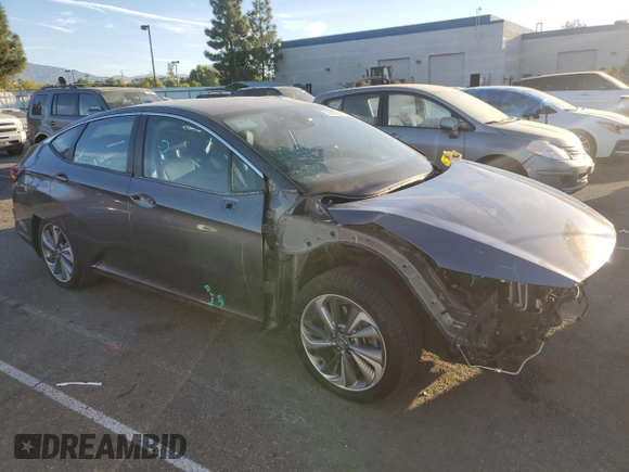 2018 Honda Clarity Plug-In Hybrid with VIN JHMZC5F17JC023849, listed as a Copart auction lot 76805024 with 44,240 mi miles and Salvage Title. Bid and sale history available at carsss.com. Image 4.