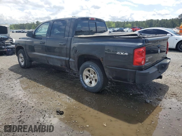 2008 Dodge Dakota SLT z VIN 1D7HW48NX8S626721, wystawiony jako Copart lot #52862855 z przebiegiem 159 605 mil mil oraz Czysty tytuł • Clean title. Historia ofert i sprzedaży dostępna na DreamBid. Obrazek 2.