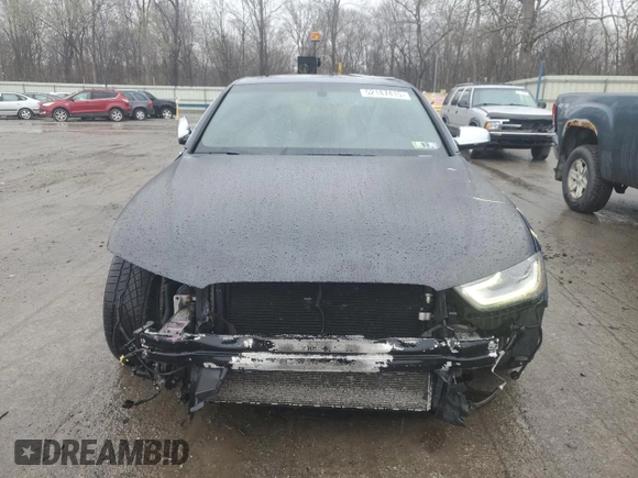 2013 Audi S4 Premium Plus with VIN WAUBGAFL3DA183869, listed as a Copart auction lot 52147415 with 104,873 mi miles and Salvage Title. Bid and sale history available at carsss.com. Image 5.