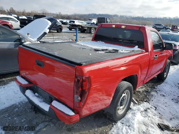 2012 Chevrolet Colorado Work Truck with VIN 1GCCSBFE9C8120116, listed as a Copart auction lot 82218514 with 78,667 mi miles and Salvage Title. Bid and sale history available at carsss.com. Image 3.