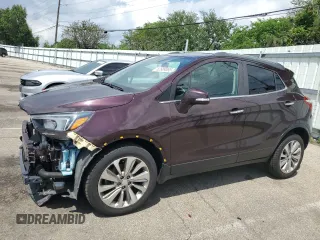 2017 Buick Encore Preferred with VIN KL4CJASB1HB173485, listed as a Copart auction lot 62689885 with 104,837 mi miles and Salvage title. Bid and sale history available at DreamBid. Image 1.