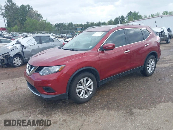 2014 Nissan Rogue SV with VIN 5N1AT2MT5EC761832, listed as a IAAI auction lot 41959114 with 57,494 mi miles and . Bid and sale history available at DreamBid. Image 17.