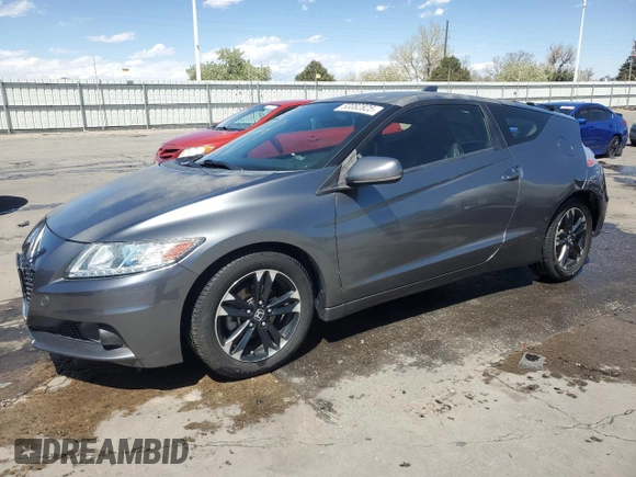 2015 Honda CR-Z EX with VIN JHMZF1D64FS001254, listed as a Copart auction lot 53082825 with 57,910 mi miles and Salvage title. Bid and sale history available at DreamBid. Image 1.