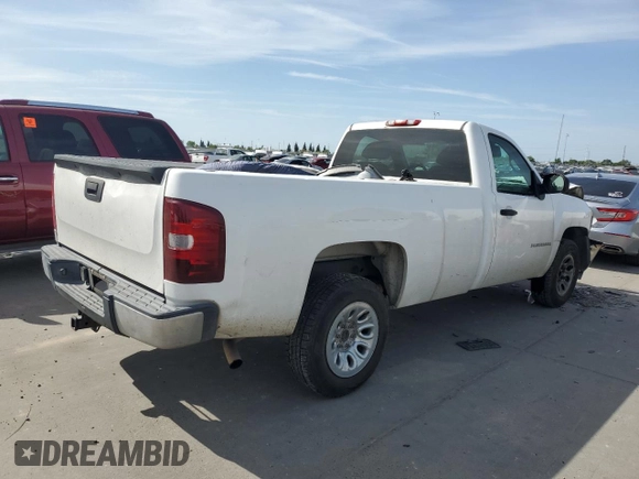 2009 Chevrolet Silverado 1500 Work Truck with VIN 1GCEC14X99Z107681, listed as a Copart auction lot 53212245 with 284,658 mi miles and Salvage Title. Bid and sale history available at DreamBid. Image 3.