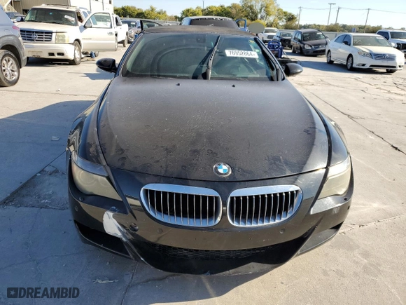2007 BMW 6 Series M6 with VIN WBSEK93597CY78829, listed as a Copart auction lot 76952864 with 76,175 mi miles and Clean Title. Bid and sale history available at carsss.com. Image 5.