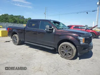 2018 Ford F-150 XL with VIN 1FTFW1E58JFB99171, listed as a Copart auction lot 58036525 with 125,390 mi miles and Salvage title. Bid and sale history available at DreamBid. Image 4.