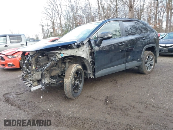 2023 Toyota RAV4 Hybrid XLE Premium with VIN JTMB6RFV5PD115565, listed as a IAAI auction lot 41787098 with 13,386 mi miles. Bid and sale history available at carsss.com. Image 18.
