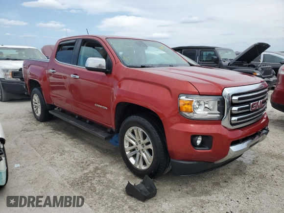 2016 GMC Canyon 4WD SLT with VIN 1GTG6DE32G1353013, listed as a Copart auction lot 75045154 with 0 mi miles and Non Repairable. Bid and sale history available at carsss.com. Image 4.