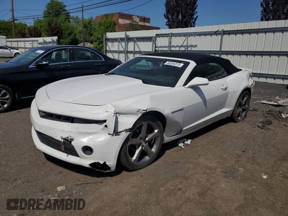 2014 Chevrolet Camaro LT with VIN 2G1FC3D35E9243221, listed as a Copart auction lot 56354315 with 130,781 mi miles and Salvage title. Bid and sale history available at DreamBid. Image 1.