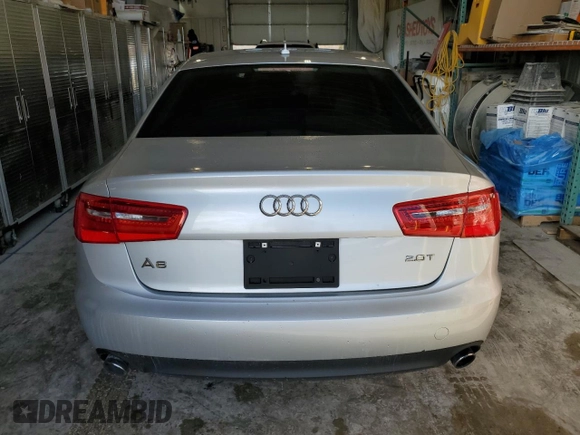 2012 Audi A6 2.0T Premium with VIN WAUCFAFC4CN173107, listed as a Copart auction lot 85260224 with 100,087 mi miles and Clean Title. Bid and sale history available at carsss.com. Image 6.