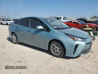 2022 Toyota Prius L Eco z VIN JTDKAMFU9N3154199, wystawiony jako Copart lot #52820815 z przebiegiem 165 958 mil mil oraz Szkoda całkowita • Salvage title. Historia ofert i sprzedaży dostępna na DreamBid. Obrazek 4.