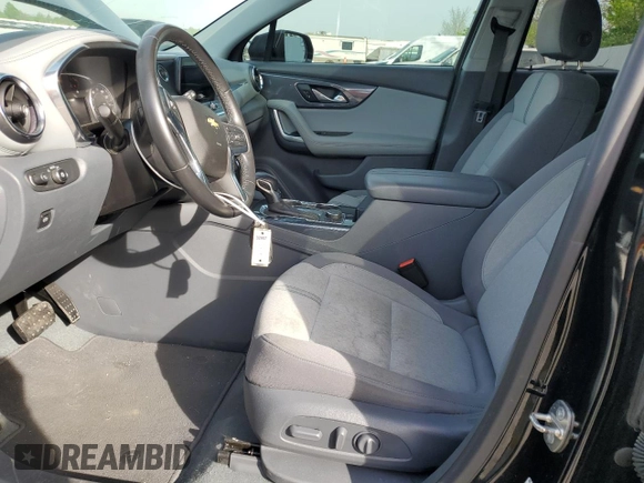 2020 Chevrolet Blazer LT with VIN 3GNKBHRS1LS592633, listed as a Copart auction lot 53729615 with 77,694 mi miles and Salvage title. Bid and sale history available at DreamBid. Image 7.