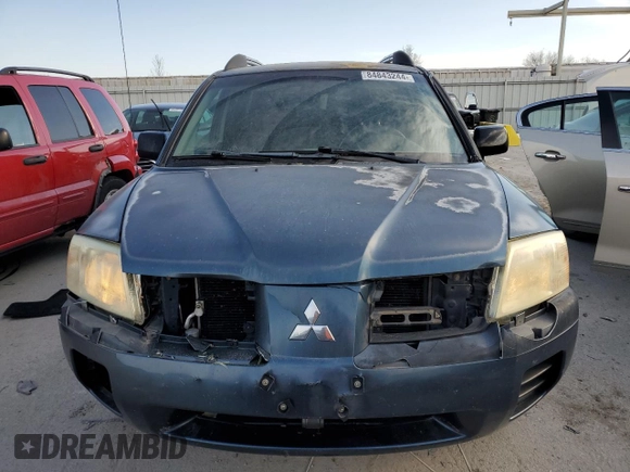 2005 Mitsubishi Endeavor LS with VIN 4A4MM21S95E037388, listed as a Copart auction lot 84843244 with 151,631 mi miles and Salvage Title. Bid and sale history available at carsss.com. Image 5.
