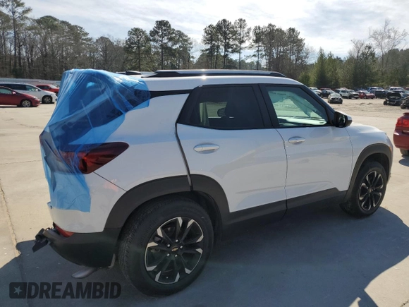 2023 Chevrolet TrailBlazer LT with VIN KL79MPS22PB037159, listed as a Copart auction lot 46589475 with 27,091 mi miles and Salvage Title. Bid and sale history available at DreamBid. Image 3.