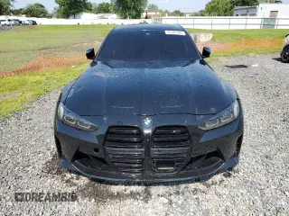 2024 BMW M3 Competition with VIN WBS33AY07RFR51488, listed as a Copart auction lot 61387385 with Not provided miles and Salvage title. Bid and sale history available at DreamBid. Image 5.