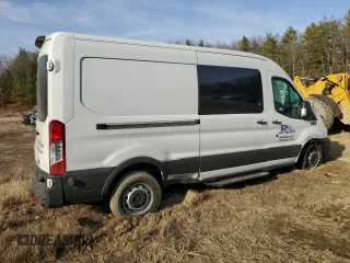 2019 Ford Transit with VIN 1FTYR2CM9KKA45612, listed as a Copart auction lot 54019985 with Not Provided miles and Salvage Title. Bid and sale history available at carsss.com. Image 3.