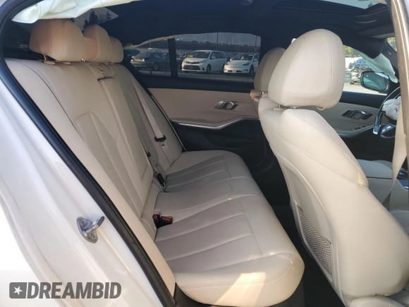 2020 BMW 3 Series 330i with VIN 3MW5R1J04L8B21380, listed as a Copart auction lot 42872005 with 89,553 mi miles and Salvage Title. Bid and sale history available at carsss.com. Image 10.