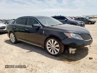 2013 Lincoln MKS EcoBoost with VIN 1LNHL9FT5DG606208, listed as a Copart auction lot 59224735 with 156,202 mi miles and Salvage title. Bid and sale history available at DreamBid. Image 4.