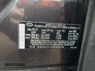 2022 Hyundai Santa Fe XRT with VIN 5NMS6DAJ6NH440494, listed as a Copart auction lot 53982874 with 45,865 mi miles and Salvage Title. Bid and sale history available at carsss.com. Image 15.