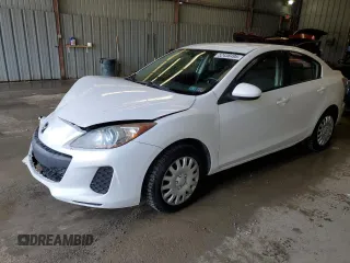 2013 Mazda Mazda3 i Sport with VIN JM1BL1UP4D1832079, listed as a Copart auction lot 52438495 with 124,675 mi miles and Salvage Title. Bid and sale history available at carsss.com. Image 1.