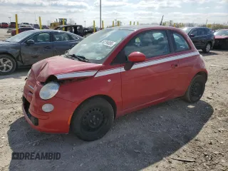 2013 FIAT 500 Pop with VIN 3C3CFFAR8DT574306, listed as a Copart auction lot 52794095 with 75,312 mi miles and Salvage Title. Bid and sale history available at carsss.com. Image 1.