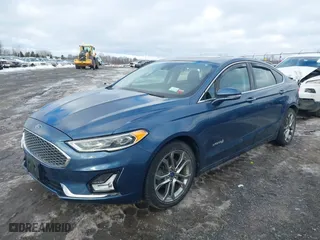 2019 Ford Fusion Hybrid Titanium with VIN 3FA6P0RU4KR111168, listed as a IAAI auction lot 41668685 with 60,195 mi miles. Bid and sale history available at carsss.com. Image 19.
