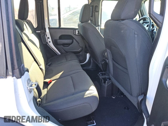 2022 Jeep Wrangler Unlimited Sport with VIN 1C4HJXDN7NW270183, listed as a Copart auction lot 80512144 with 10,935 mi miles and Clean Title. Bid and sale history available at DreamBid. Image 10.