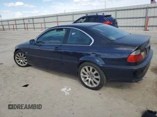 2003 BMW 3 Series 325Ci with VIN WBABN33443PG61696, listed as a Copart auction lot 48861845 with 181,107 mi miles and Salvage Title. Bid and sale history available at carsss.com. Image 2.