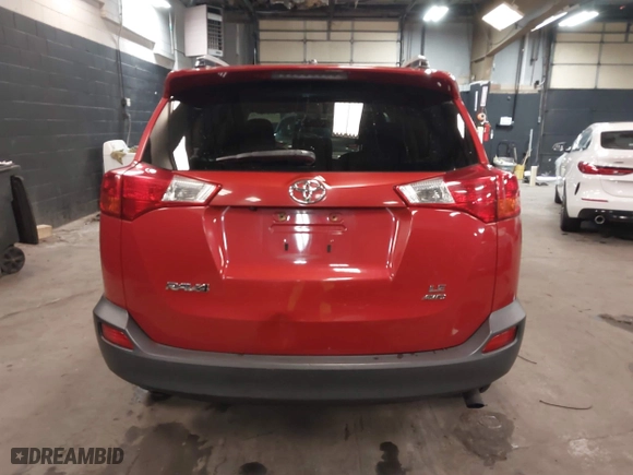 2014 Toyota RAV4 LE with VIN JTMBFREV2ED082264, listed as a IAAI auction lot 41878742 with 129,664 mi miles. Bid and sale history available at carsss.com. Image 16.