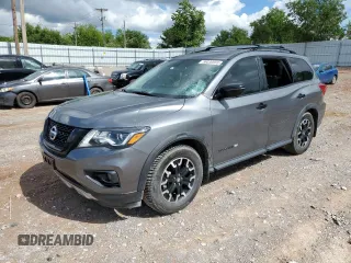 2020 Nissan Pathfinder SL with VIN 5N1DR2CN1LC651050, listed as a Copart auction lot 56036955 with 47,635 mi miles and Salvage title. Bid and sale history available at DreamBid. Image 1.