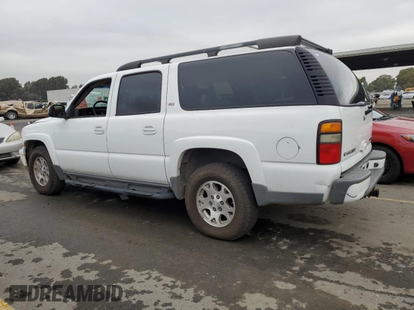 2005 Chevrolet Suburban Z71 with VIN 3GNFK16Z25G142540, listed as a Copart auction lot 86410404 with 138,223 mi miles and Salvage Title. Bid and sale history available at carsss.com. Image 2.