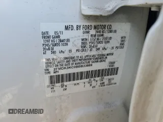 2011 Ford Edge Limited with VIN 2FMDK3KC0BBB33889, listed as a Copart auction lot 50459185 with 121,227 mi miles and Salvage Title. Bid and sale history available at carsss.com. Image 15.