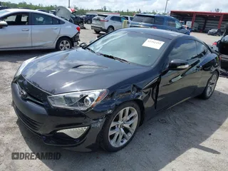 2013 Hyundai Genesis Coupe Grand Touring with VIN KMHHU6KJ4DU084544, listed as a IAAI auction lot 42392452 with 58,916 mi miles and . Bid and sale history available at DreamBid. Image 6.