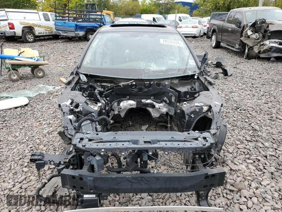 2021 Infiniti Q50 Red Sport 400 with VIN JN1FV7DRXMM880638, listed as a Copart auction lot 70376374 with Not Provided miles and Salvage Title. Bid and sale history available at DreamBid. Image 5.
