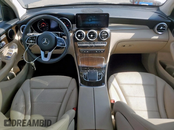 2020 Mercedes-Benz GLC 300 with VIN W1N0G8DB3LF780429, listed as a Copart auction lot 57906325 with 93,495 mi miles and Clean title. Bid and sale history available at DreamBid. Image 8.