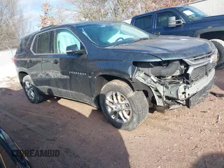2018 Chevrolet Traverse LT Cloth with VIN 1GNEVGKW3JJ253169, listed as a IAAI auction lot 41672773 with 154,813 mi miles. Bid and sale history available at carsss.com. Image 1.