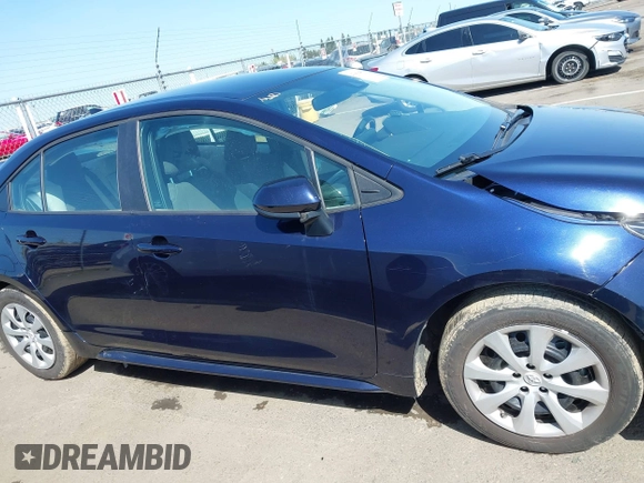 2021 Toyota Corolla LE with VIN 5YFEPMAE0MP197864, listed as a IAAI auction lot 41969458 with 47,655 mi miles and . Bid and sale history available at DreamBid. Image 13.