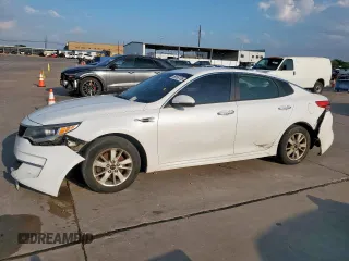 2017 Kia Optima LX z VIN 5XXGT4L30HG136612, wystawiony jako Copart lot #59167135 z przebiegiem 142 572 mil mil oraz Czysty tytuł • Clean title. Historia ofert i sprzedaży dostępna na DreamBid. Obrazek 1.